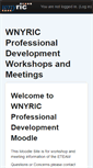 Mobile Screenshot of pdmoodle.wnyric.org